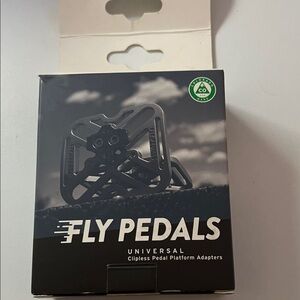 Universal Clipless Pedal Platform Adapters - Black